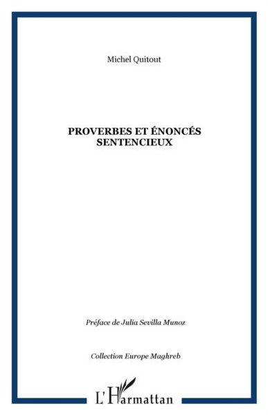 Produktbild: Proverbes et enonces sentencieux