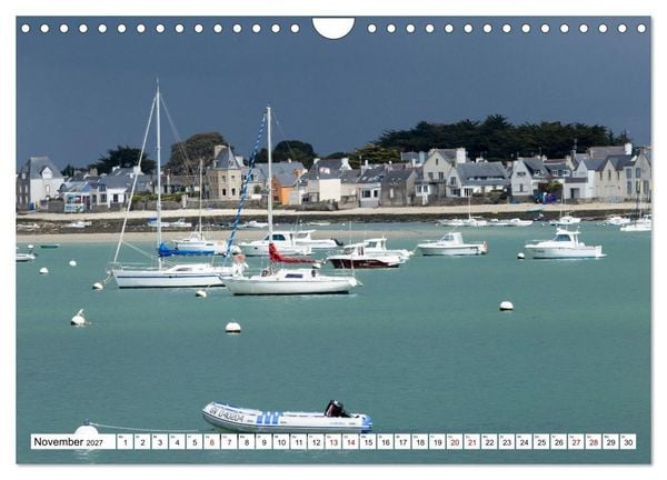 Produktbild: Hausbooturlaub Frankreich - Bretagne (Wandkalender 2027 DIN A4 quer), CALVENDO Monatskalender