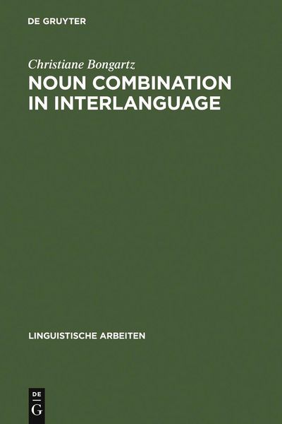 Produktbild: Noun Combination in Interlanguage