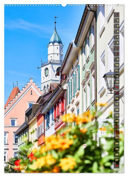 Produktbild: &Uuml;berlingen Perle am Bodensee (Wandkalender 2026 DIN A2 hoch), CALVENDO Monatskalender