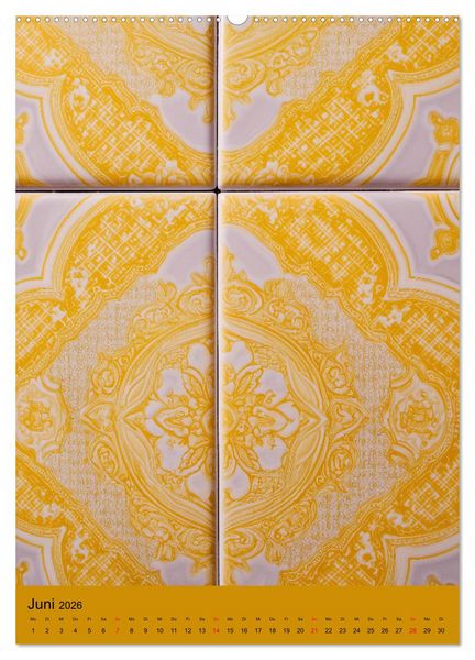 Produktbild: Portugiesischer Fliesen - Azulejos f&uuml;r Fliesenleger, Kunst- und Portugal-Liebhaber (hochwertiger Premium Wandkalender 2026 DIN A2 hoch), Kunstdruck in Hochglanz