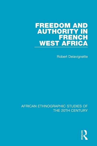 Produktbild: Freedom and Authority in French West Africa