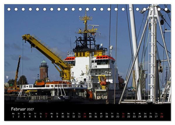 Produktbild: An der Nordseek&uuml;ste... (Tischkalender 2027 DIN A5 quer), CALVENDO Monatskalender