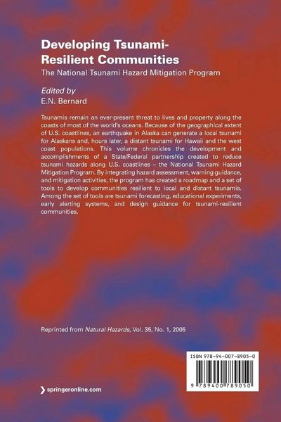 Produktbild: Developing Tsunami-Resilient Communities