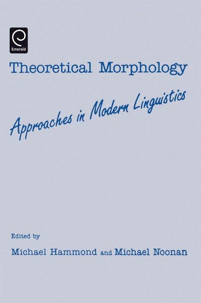 Produktbild: Theoretical Morphology