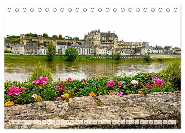 Produktbild: Romantisches Loiretal (Tischkalender 2026 DIN A5 quer), CALVENDO Monatskalender