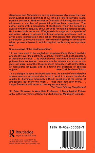 Produktbild: Scepticism and Naturalism