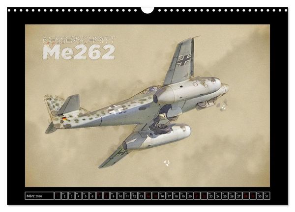 Produktbild: Aero Action Art - Luftfahrt Kunst (Wandkalender 2026 DIN A3 quer), CALVENDO Monatskalender