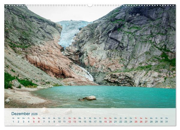 Produktbild: Norwegen von Oslo bis &Aring;lesund (hochwertiger Premium Wandkalender 2026 DIN A2 quer), Kunstdruck in Hochglanz