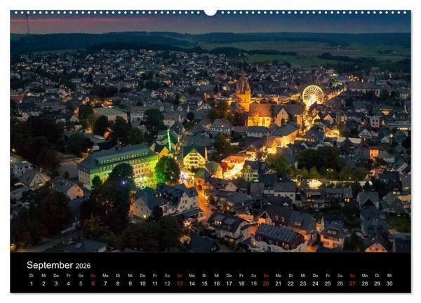 Produktbild: Brilon aus der Vogelperspektive (Wandkalender 2026 DIN A2 quer), CALVENDO Monatskalender