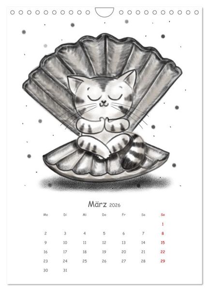 Produktbild: LEOPOLD DER DRITTE - Ein unglaublich liebenswerter Kater (Wandkalender 2026 DIN A4 hoch), CALVENDO Monatskalender