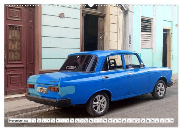 Produktbild: MOSKWITSCH - Auto-Legende der UdSSR (hochwertiger Premium Wandkalender 2026 DIN A2 quer), Kunstdruck in Hochglanz