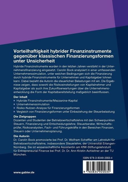 Produktbild: Vorteilhaftigkeit hybrider Finanzinstrumente gegen&uuml;ber klassischen Finanzierungsformen unter Unsicherheit