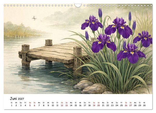 Produktbild: Jahreszeitenspiel (Wandkalender 2027 DIN A3 quer), CALVENDO Monatskalender