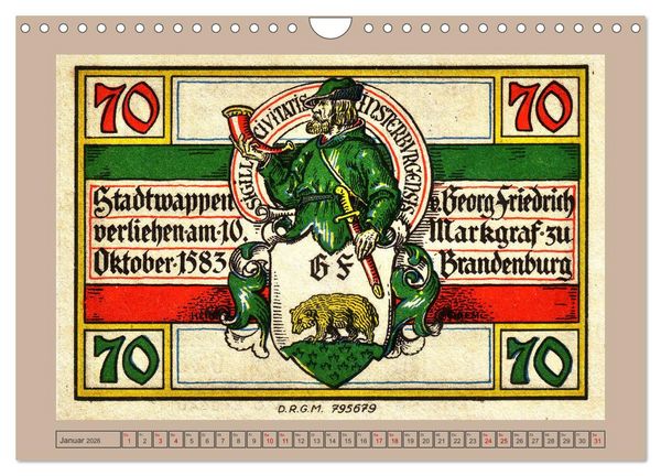 Produktbild: Gruss aus Insterburg - Historische Stadtansichten (Wandkalender 2026 DIN A4 quer), CALVENDO Monatskalender