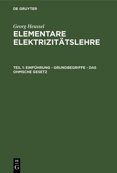 Produktbild: Einf&uuml;hrung - Grundbegriffe - Das Ohmsche Gesetz