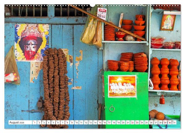 Produktbild: Kalkutta Altstadt Kolkata Oldtown (Wandkalender 2026 DIN A2 quer), CALVENDO Monatskalender