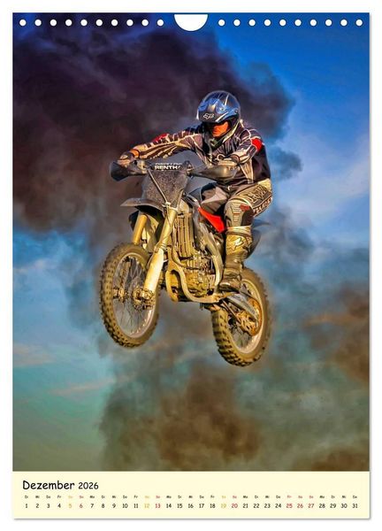 Produktbild: Motocross - einfach cool (Wandkalender 2026 DIN A4 hoch), CALVENDO Monatskalender