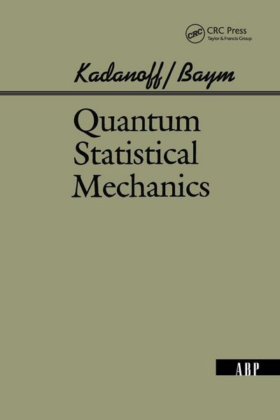 Produktbild: Quantum Statistical Mechanics