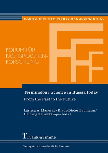 Produktbild: Terminology Science in Russia today