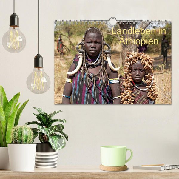 Produktbild: Landleben in &Auml;thiopien (Wandkalender 2026 DIN A4 quer), CALVENDO Monatskalender