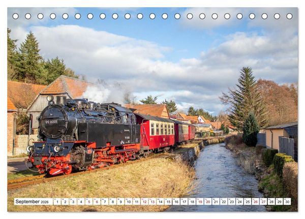 Produktbild: Selketalbahn im Harz (Tischkalender 2026 DIN A5 quer), CALVENDO Monatskalender