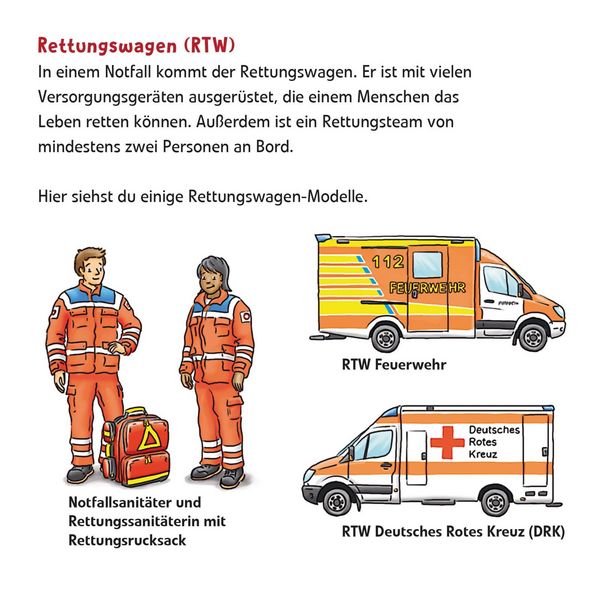 Produktbild: Maxi Pixi 487: Entdecke die Rettungsfahrzeuge