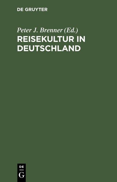 Produktbild: Reisekultur in Deutschland
