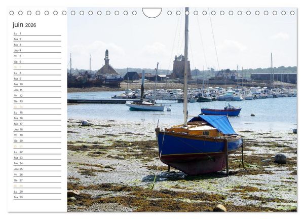 Produktbild: Bretagne Finist&egrave;re balade estivale &agrave; Camaret-sur-Mer (Calendrier mural 2026 DIN A4 vertical), CALVENDO calendrier mensuel