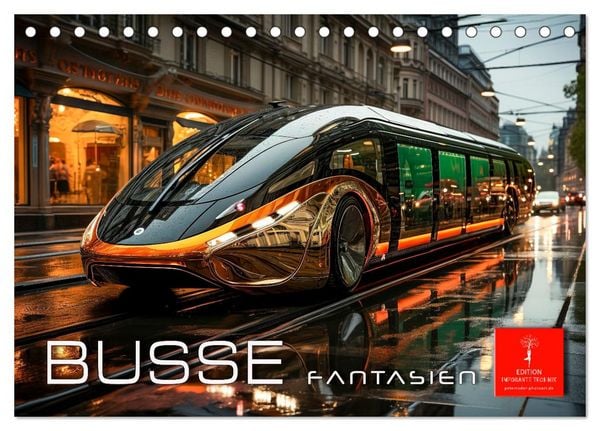 Produktbild: Busse Fantasien (Tischkalender 2026 DIN A5 quer), CALVENDO Monatskalender