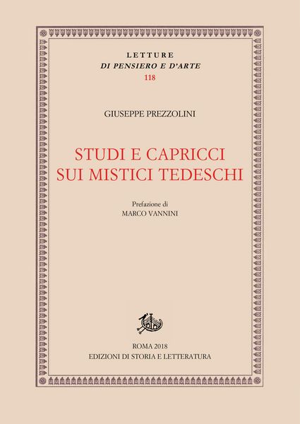Produktbild: Studi e capricci sui mistici tedeschi