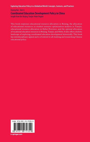 Produktbild: Coordinated Education Development Policy in China