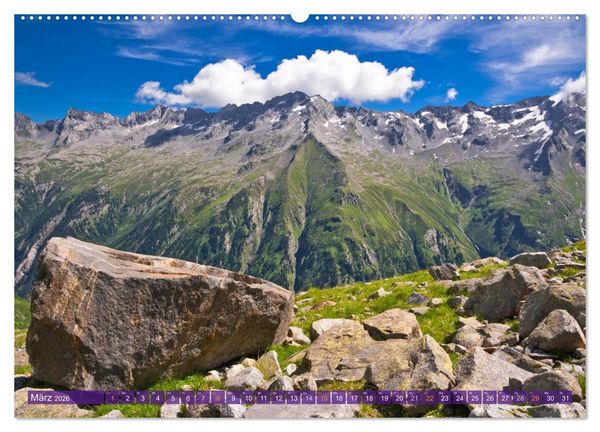 Produktbild: TIROL &ndash; Die Zillertalrunde (Wandkalender 2026 DIN A2 quer), CALVENDO Monatskalender