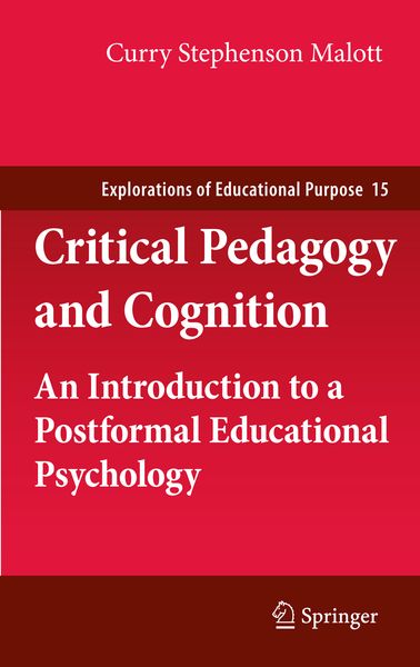 Produktbild: Critical Pedagogy and Cognition