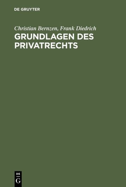 Produktbild: Grundlagen des Privatrechts
