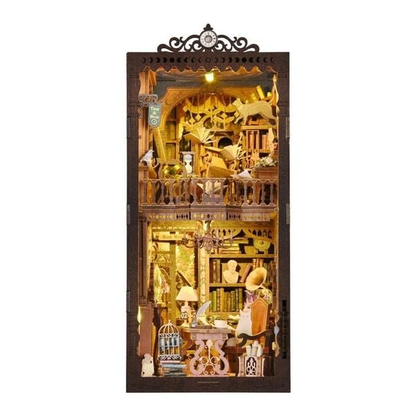 Produktbild: FiguredArt SL06 - DIY Book Nook, Wunderbibliothek, Puzzle 256 Teile, Miniatur-Diorama