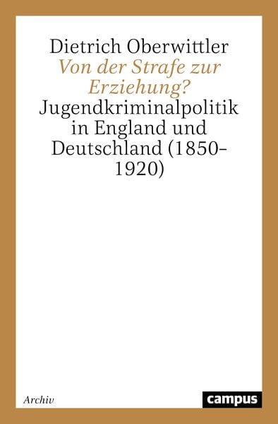 Produktbild: Von der Strafe zur Erziehung?