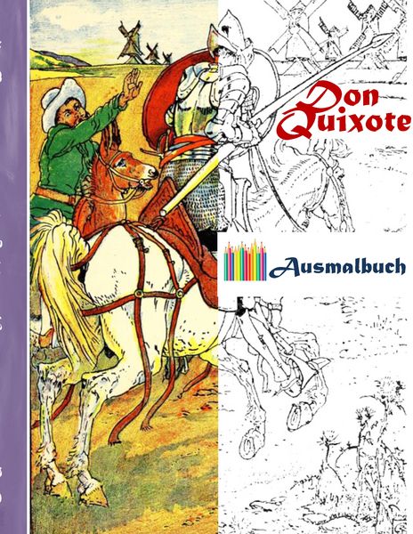 Produktbild: Don Quixote (Ausmalbuch)