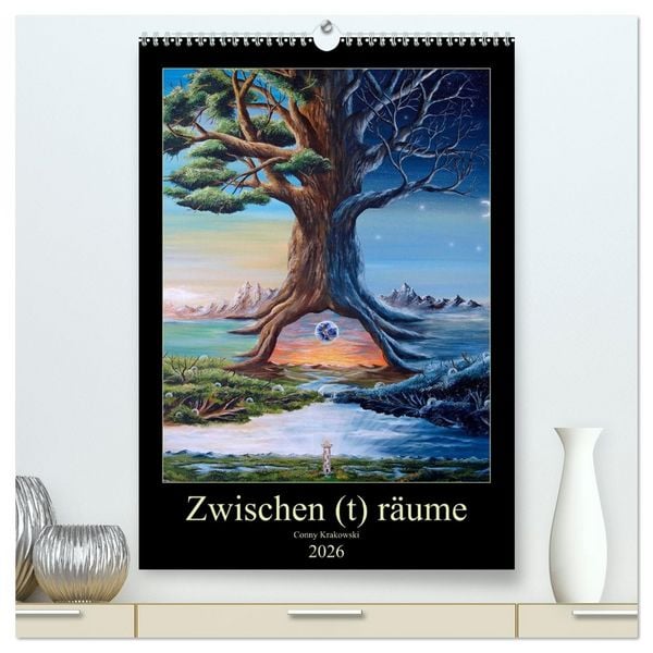 Zwischen (t) räume (hochwertiger Premium Wandkalender 2026 DIN A2 hoch), Kunstdruck in Hochglanz