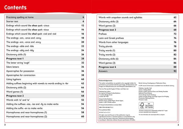 Produktbild: Collins Ks2 Sats Practice -- Year 6 Spelling Sats Targeted Practice Workbook