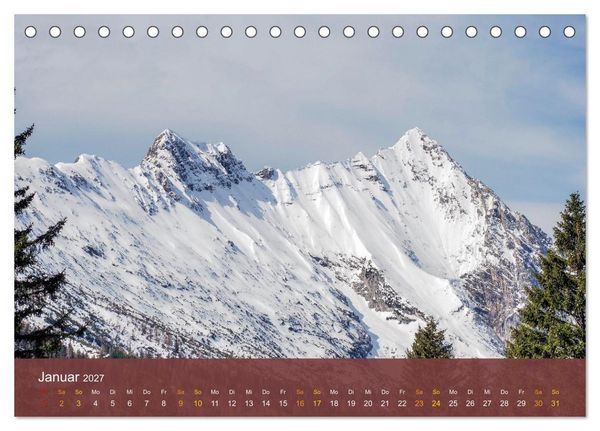 Produktbild: Leutasch - sch&ouml;ne Bergwelt (Tischkalender 2027 DIN A5 quer), CALVENDO Monatskalender