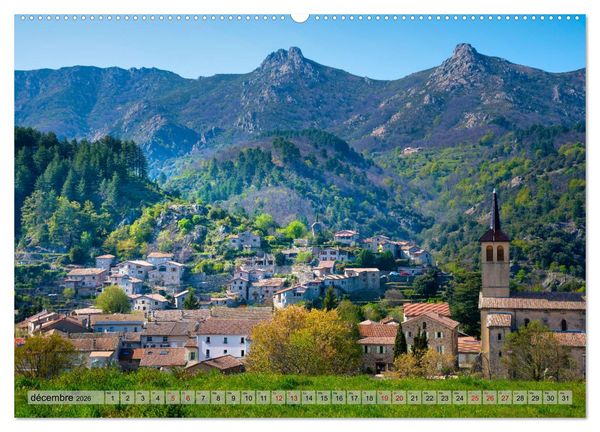 Produktbild: La beaut&eacute; de l'Ard&egrave;che (Calendrier mural 2026 DIN A2 vertical), CALVENDO calendrier mensuel