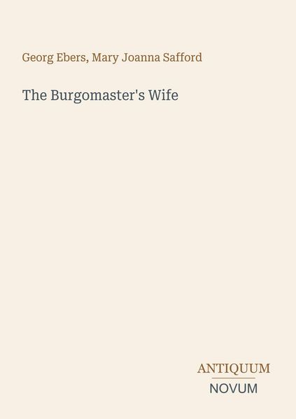 Produktbild: The Burgomaster's Wife