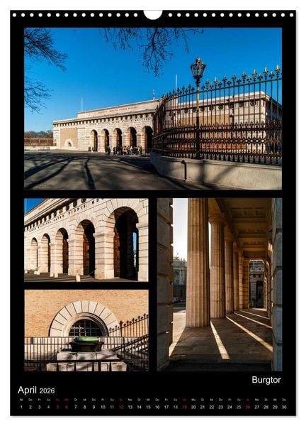 Produktbild: Die Hofburg zu Wien (Wandkalender 2026 DIN A3 hoch), CALVENDO Monatskalender