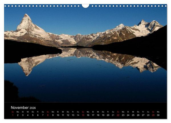 Produktbild: Zauber der Berge. Die Schweizer Alpen (Wandkalender 2026 DIN A3 quer), CALVENDO Monatskalender