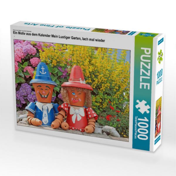 CALVENDO Puzzle Ein Motiv aus dem Kalender Mein Lustiger Garten, lach mal wieder | 1000 Teile Lege-Größe 64x48cm Foto-Puzzle für glückliche Stunden
