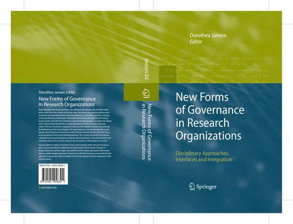 Produktbild: New Forms of Governance in Research Organizations