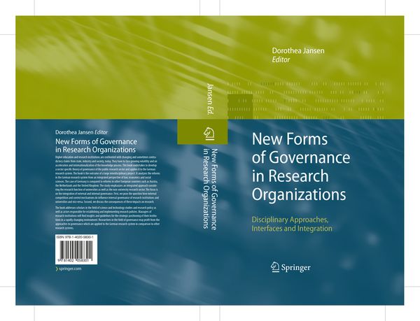 Produktbild: New Forms of Governance in Research Organizations