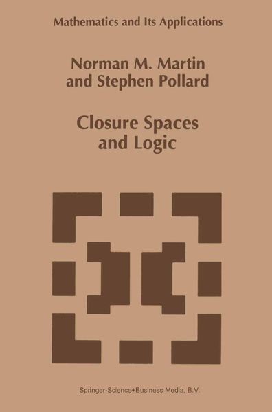 Produktbild: Closure Spaces and Logic