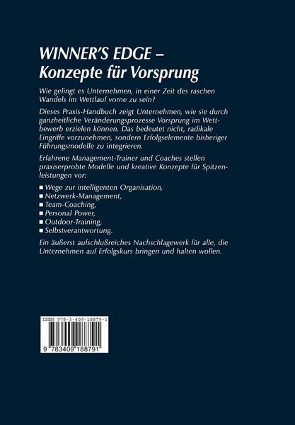 Produktbild: Winner&rsquo;s Edge &mdash; Konzepte f&uuml;r Vorsprung
